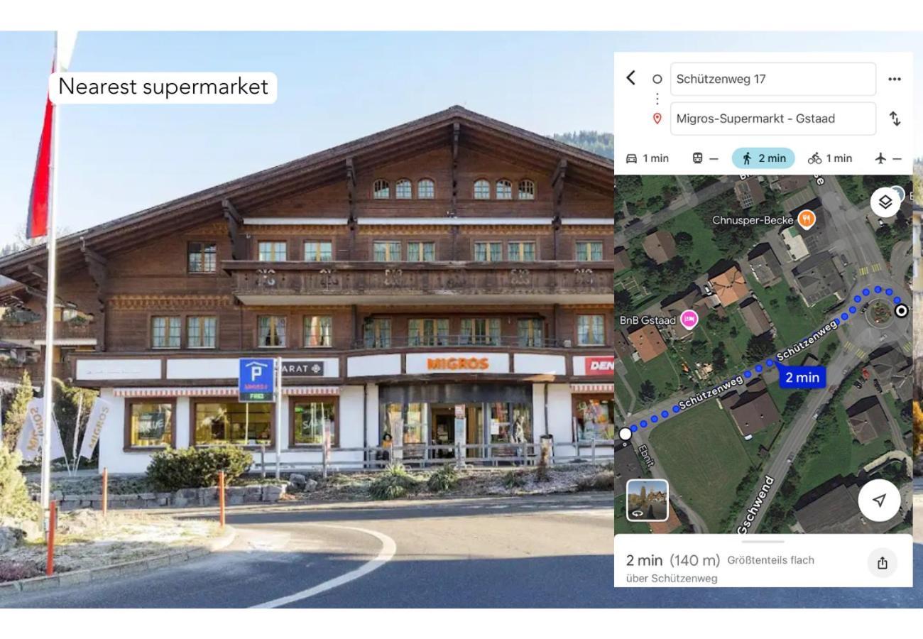 Cozy Place In Gstaad Center Ngoại thất bức ảnh