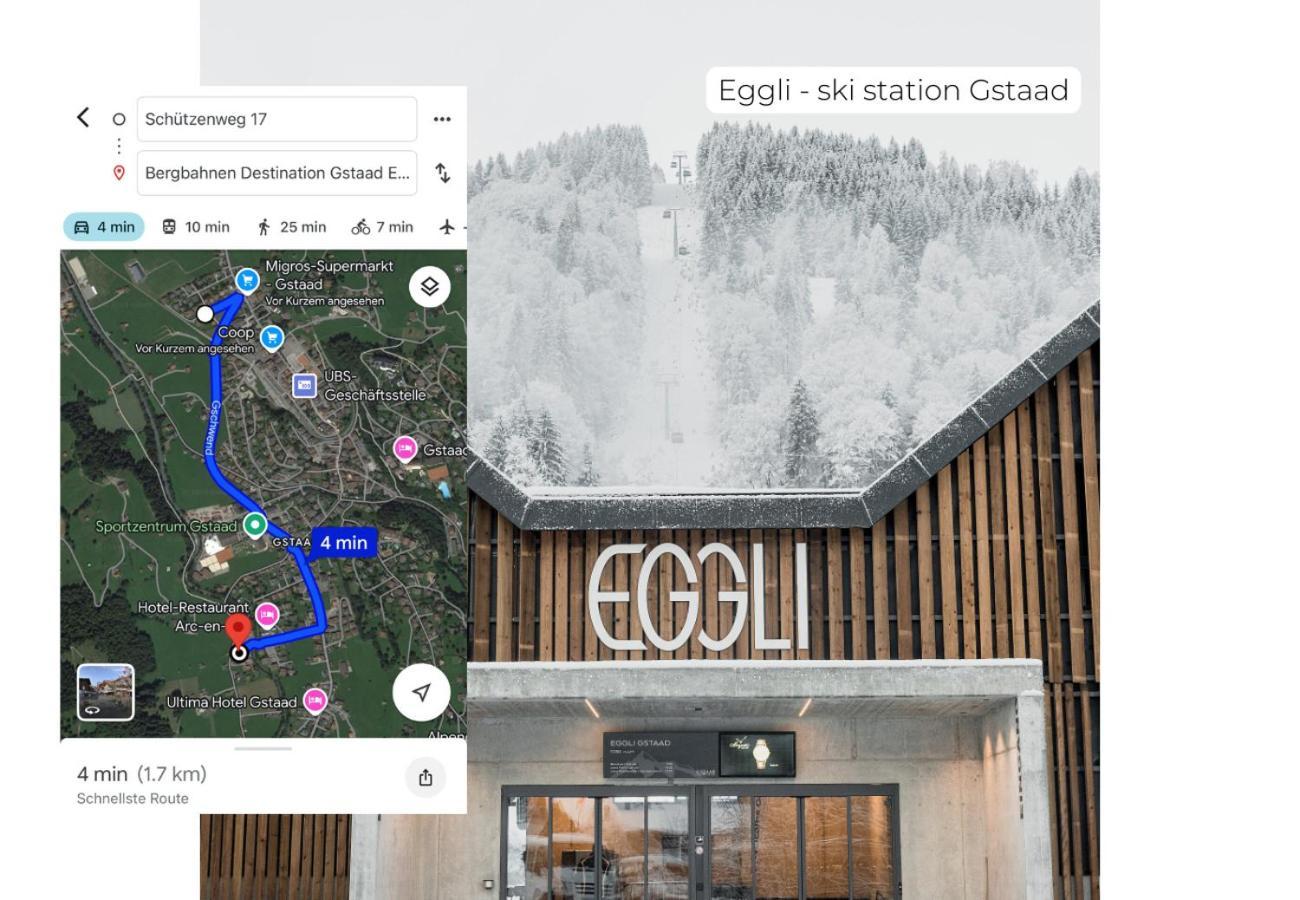 Cozy Place In Gstaad Center Ngoại thất bức ảnh
